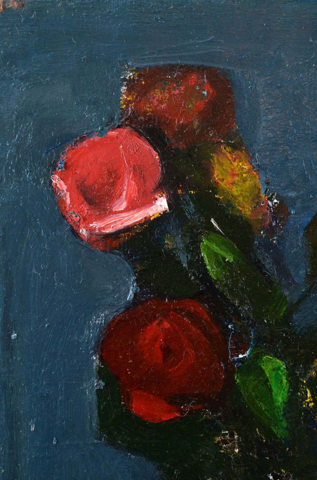 Aleksandr Rodin (1922 2001)roses. Oil/Canvas, 50x38 Cm photo for sale