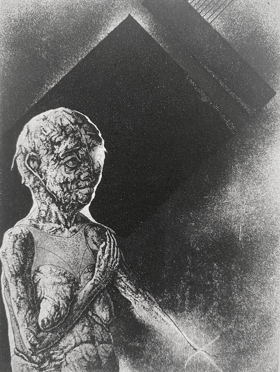 Podolczak Igorportrait VIII  Paper/Etching, 9.8x7.5 Cm, 19891989