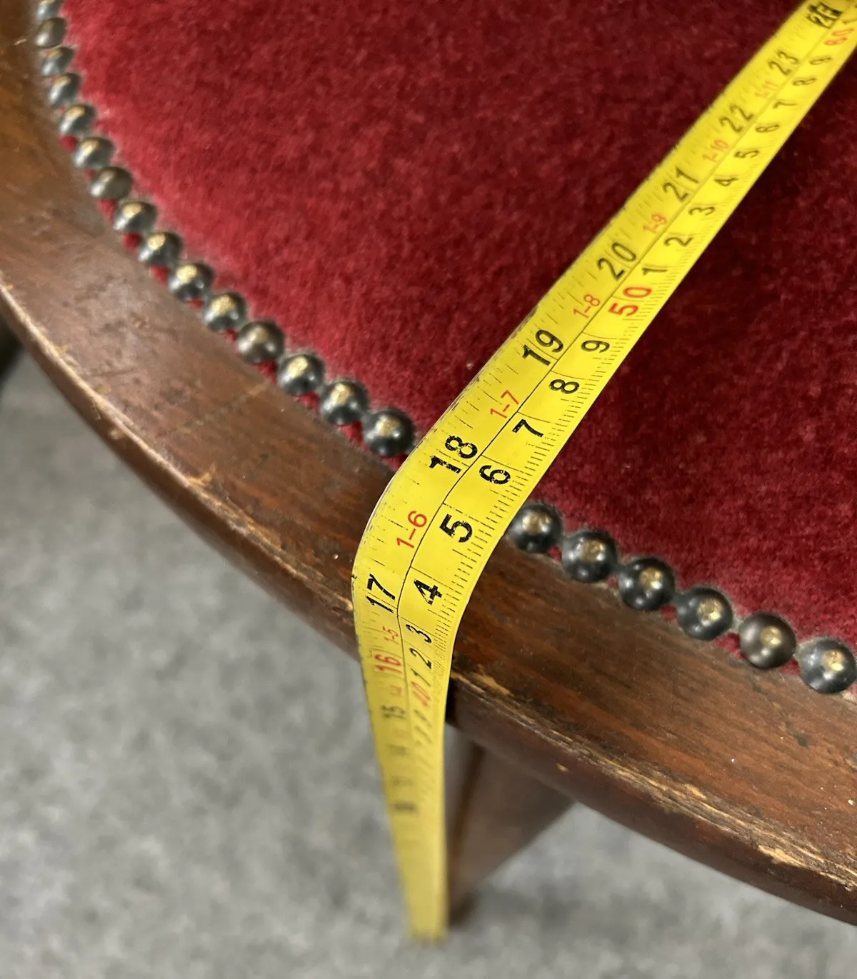 photo buy Antique Curved Bow Back Tub Chair / Desk Chair