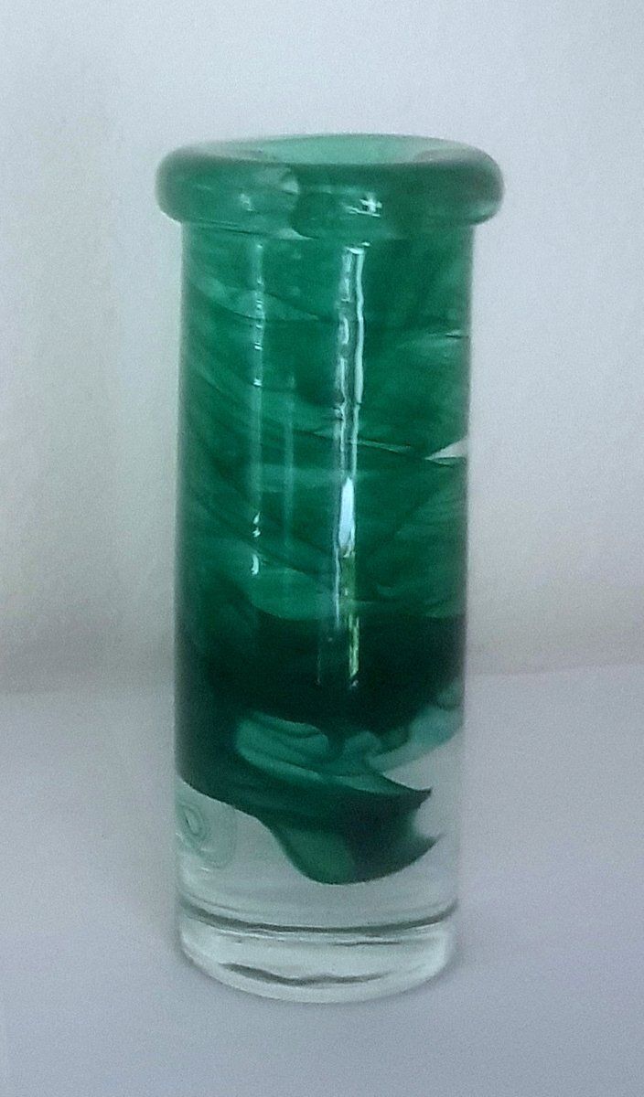 Glass Candleholders By Anna Ehrner From Kosta Boda, Set Of 2 photo for sale