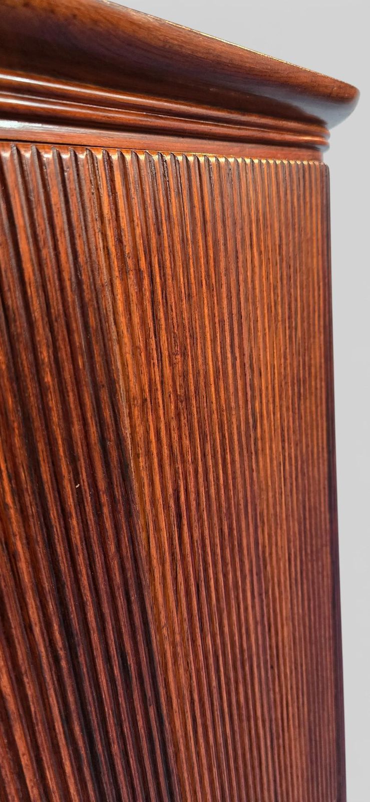 Furniture Italian Mid Century Sideboard Or Cabinet Bar With "Grissinato " Design photo