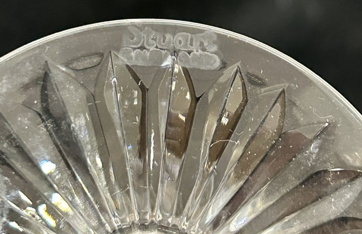 photo for sale Stuart Crystal Westbury Set 4 Tall Wine Glasses 16cm