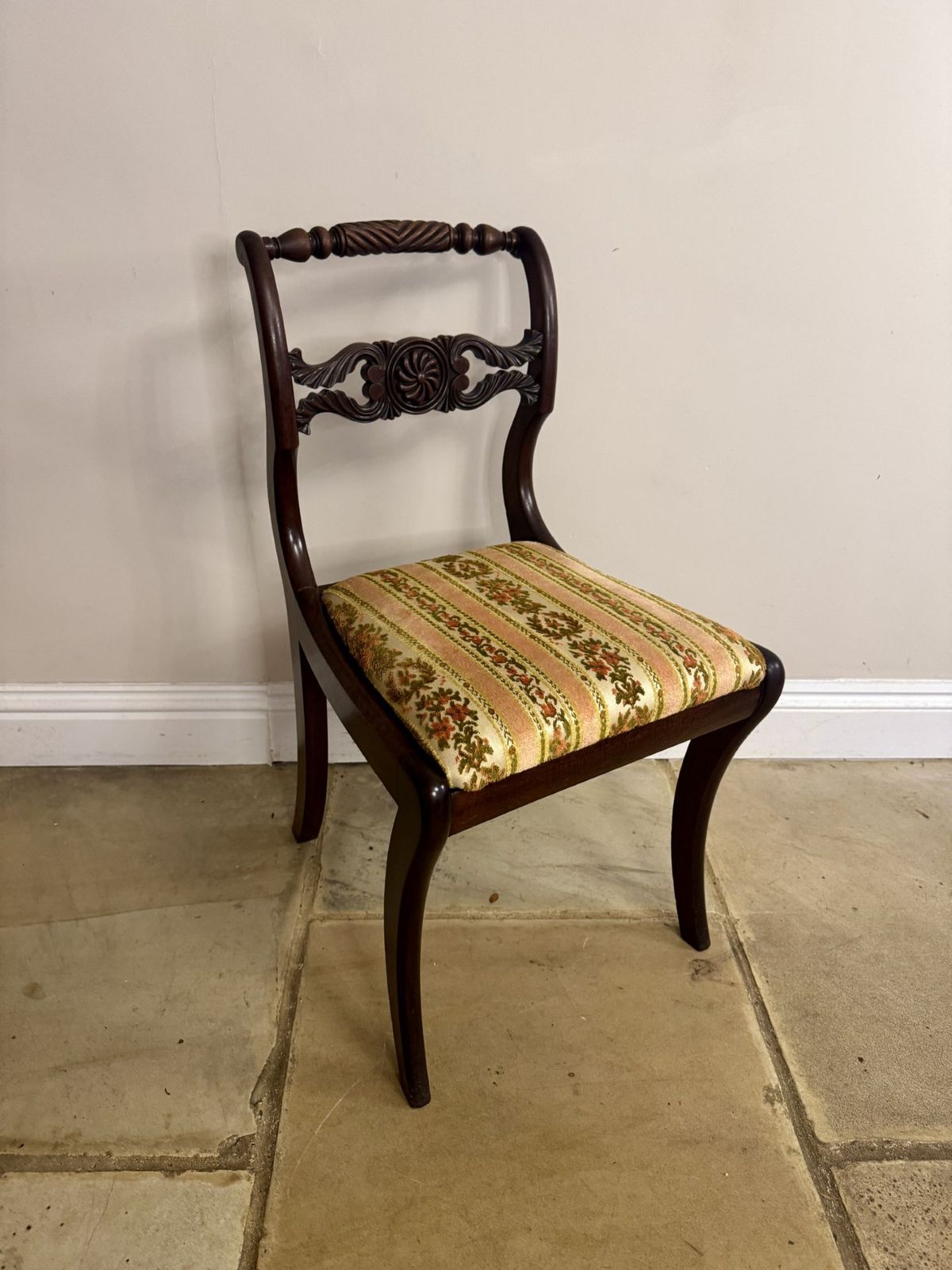 Superb Quality Antique Regency Set Of Six Dining Chairs photo for sale