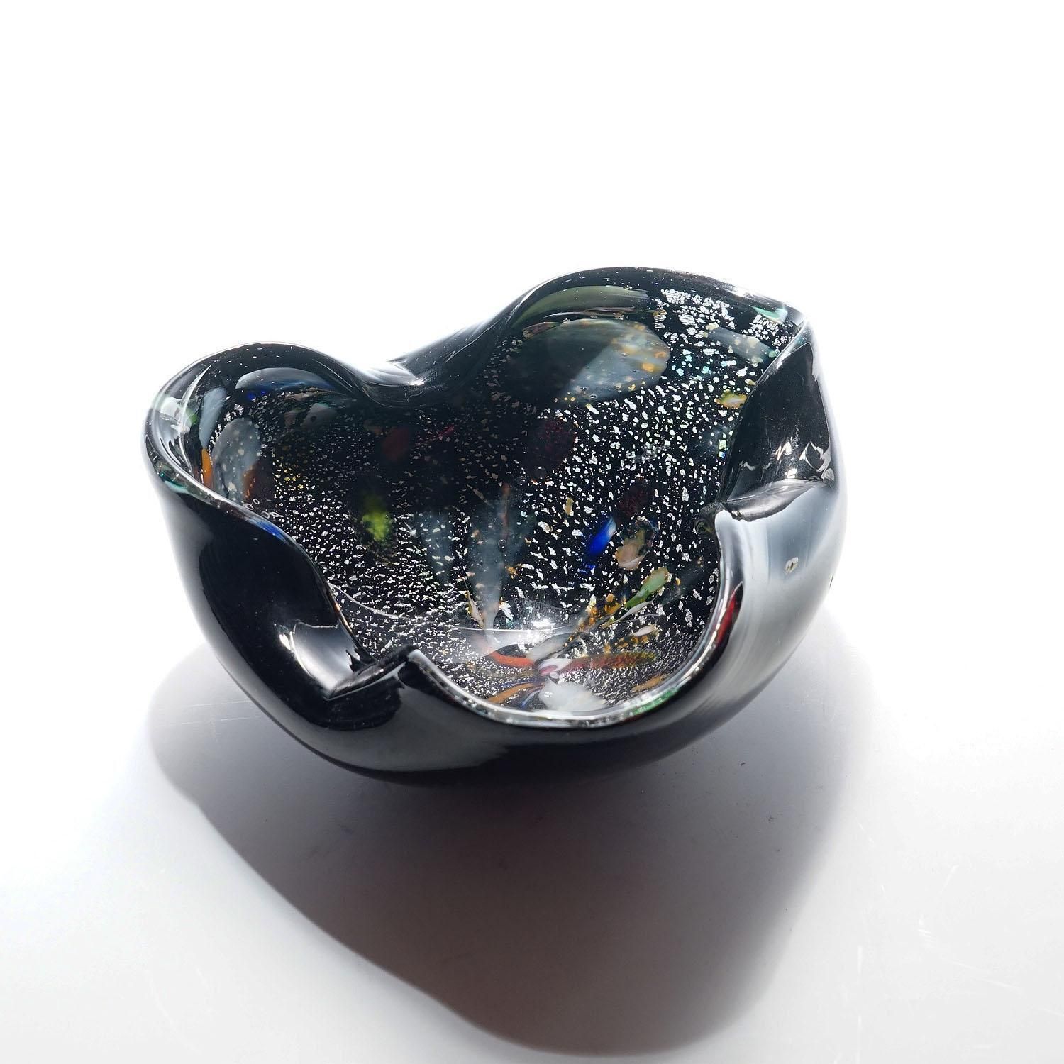 Vintage Murano Tutti Frutti Art Glass Bowl 1950s photo Home Decor