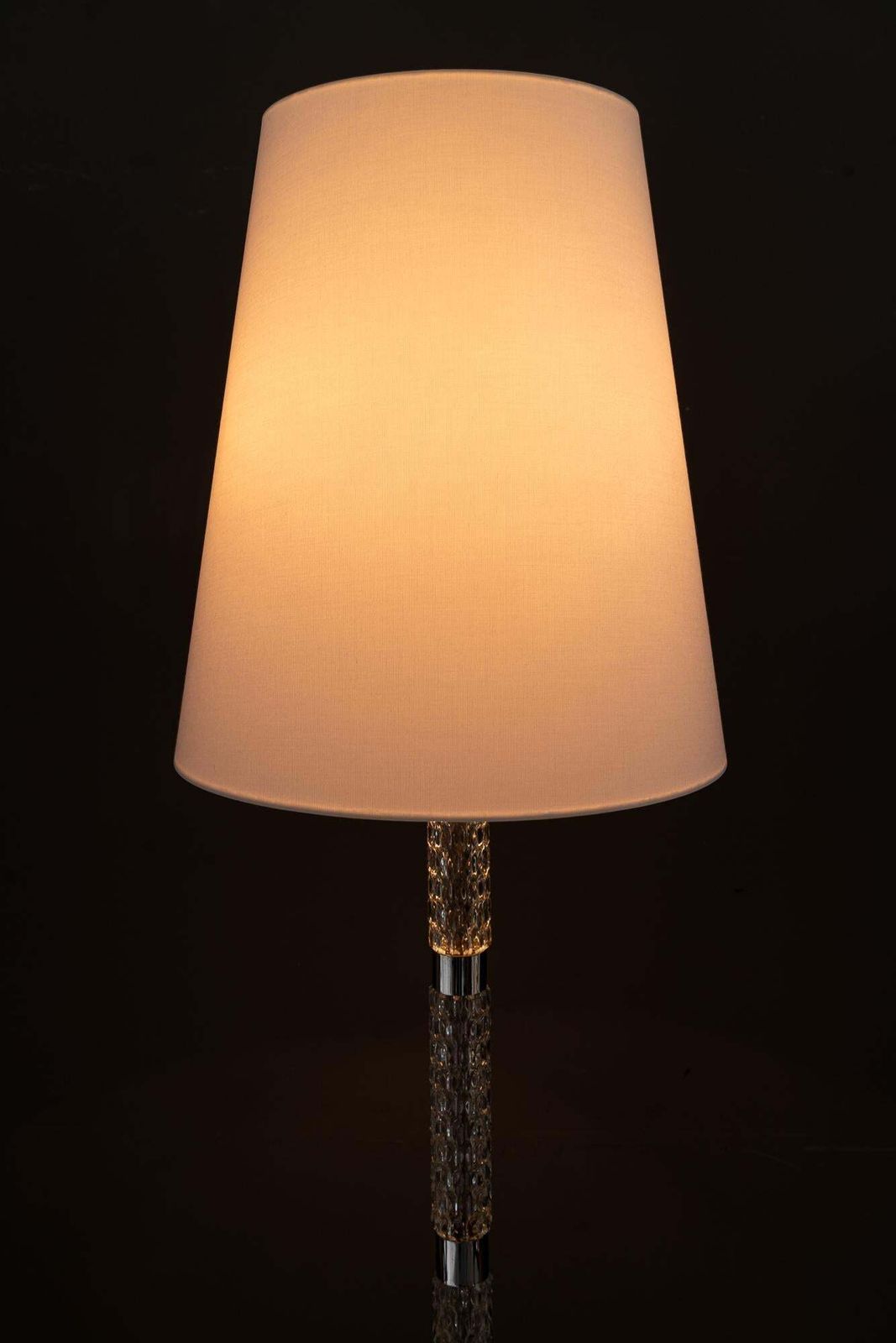 Lighting Richard Essig Floor Lamp With Fabric Shade Germany Around 1970s photo