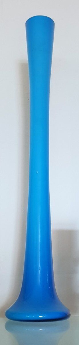 Mid Century Blue Vases From Friedrich Glas, 1960s, Set Of 3 photo furniture