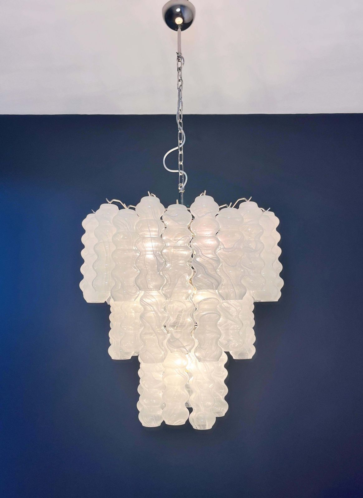 photo furniture Italian Chandelier In Murano Glass, 1980s