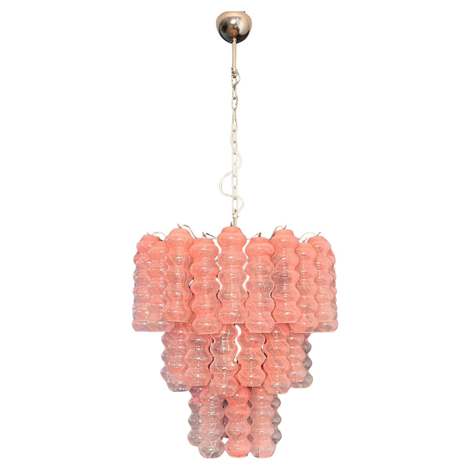 Italian Chandelier In Murano Glass, 1980s photo vinterior