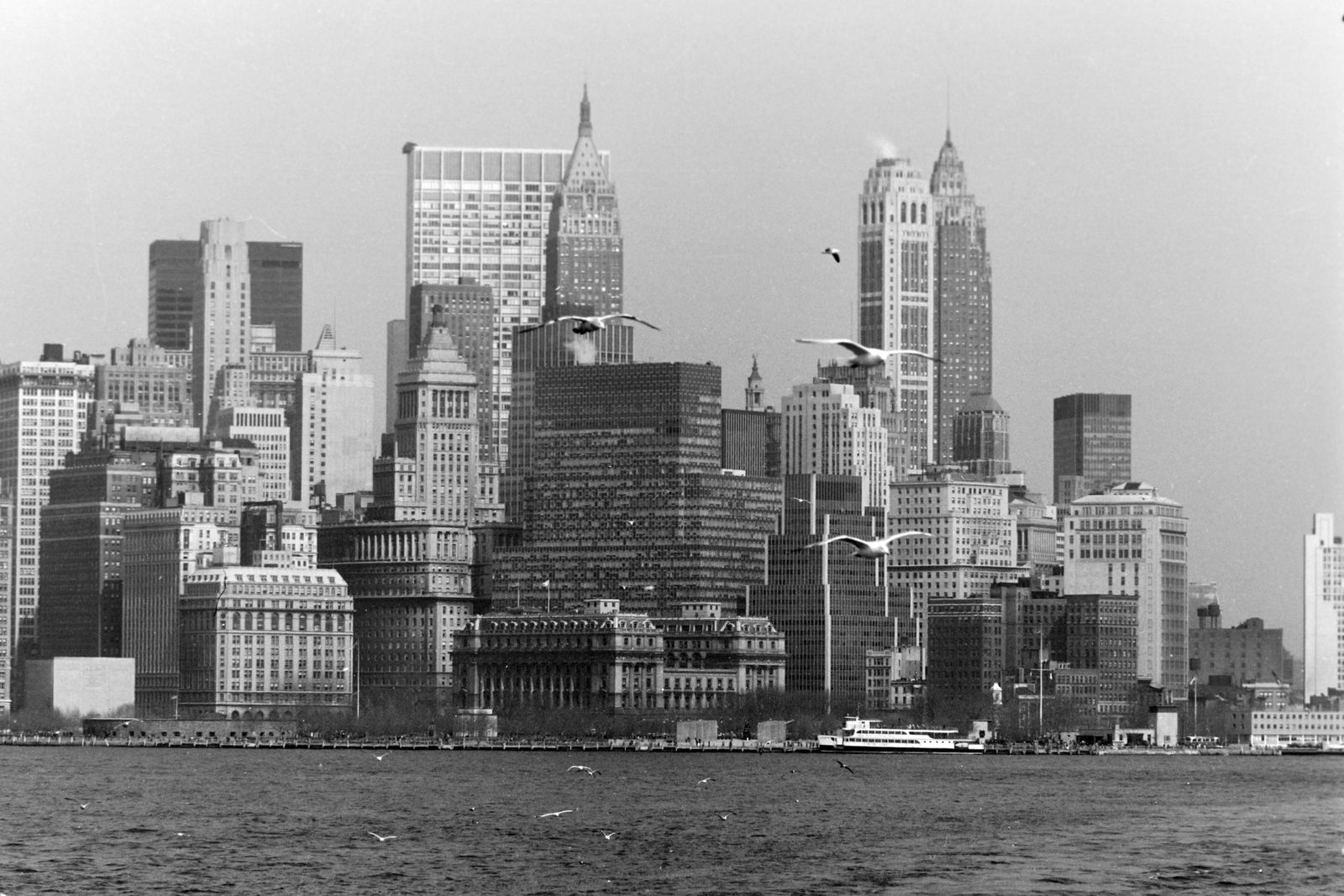 Erich Andresview Of Lower Manhattan From Brooklyn, New York 1967.1960s