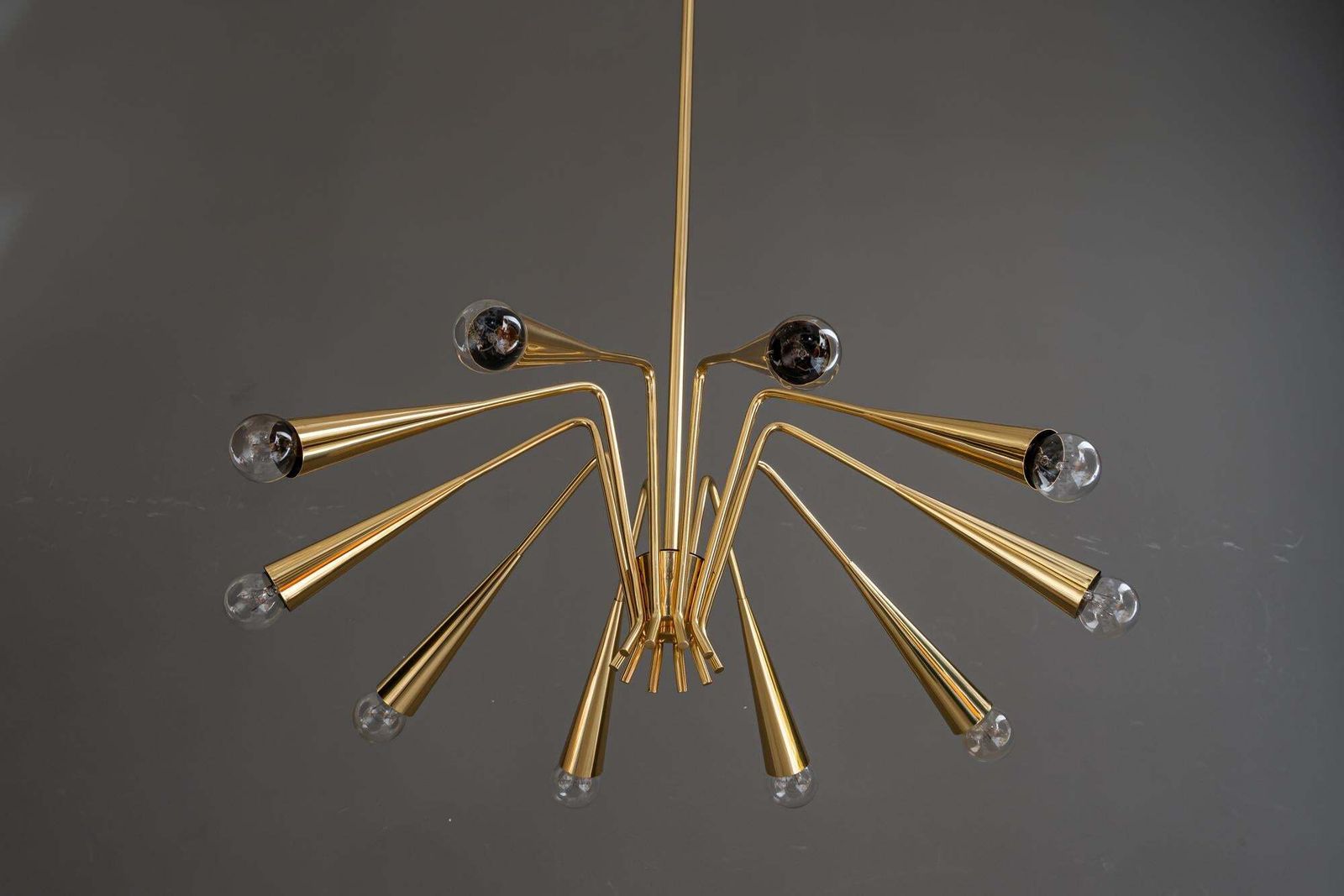 photo furniture 10 Arm Rupert Nikoll Chandelier Around 1960s