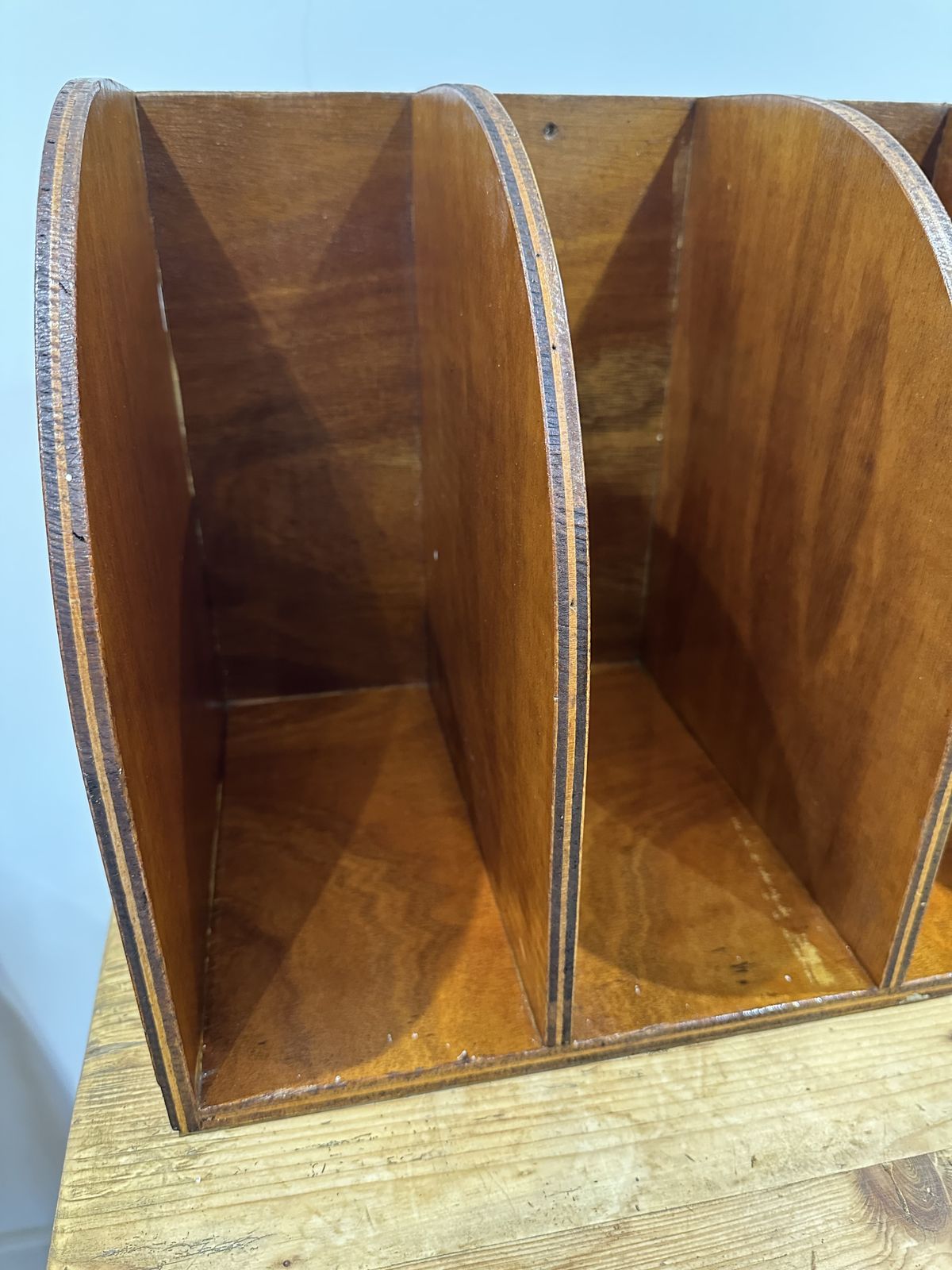 295.0 Mid Century Vinyl Storage Wall Unit Vintage Floating Record Lp Holder photo