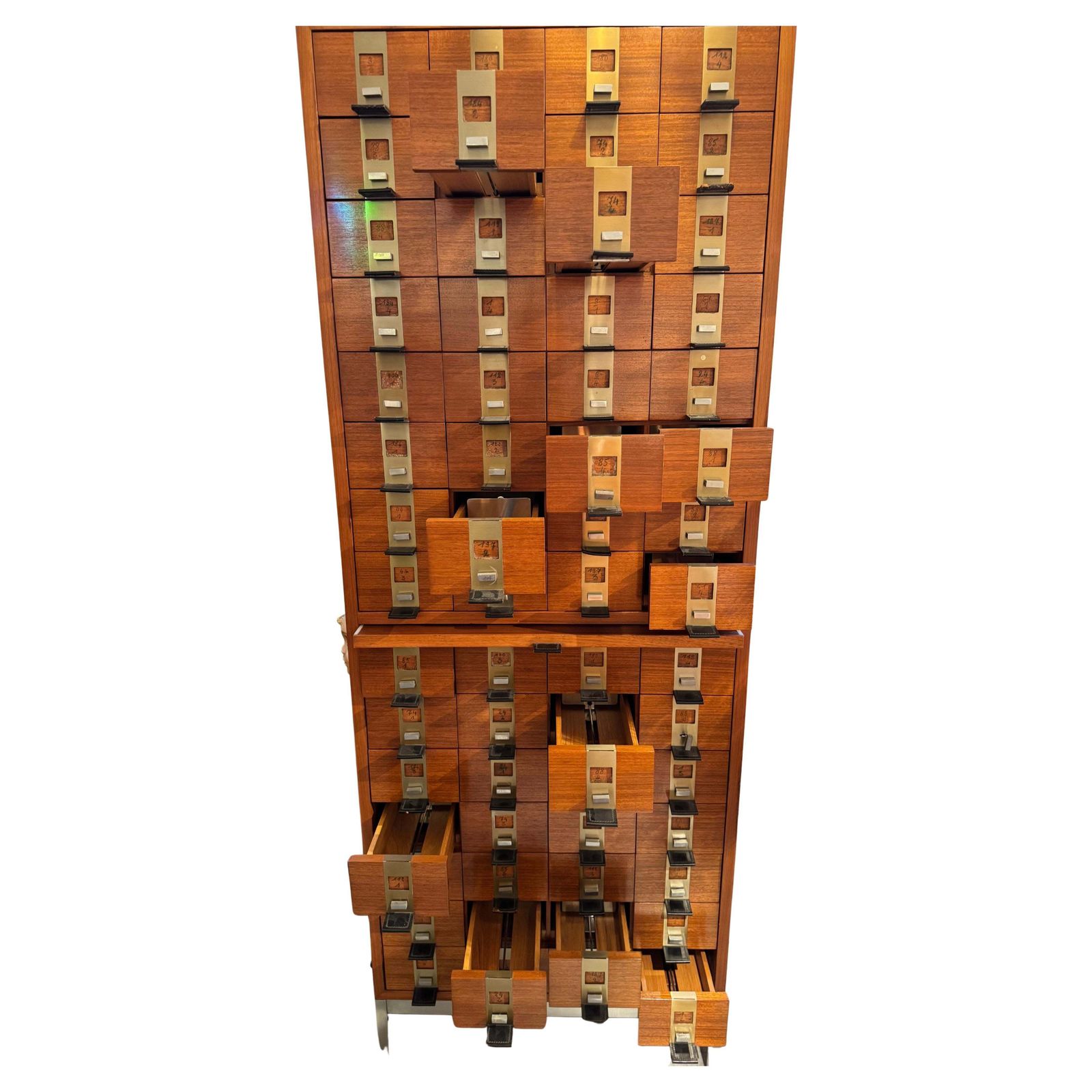 Chest Of 60 Drawers Designed By Philippe Neerman By De Coene And Knoll, 1958 photo buy