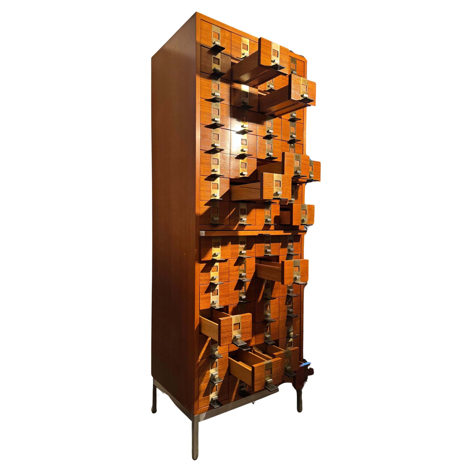 Furniture Chest Of 60 Drawers Designed By Philippe Neerman By De Coene And Knoll, 1958 photo