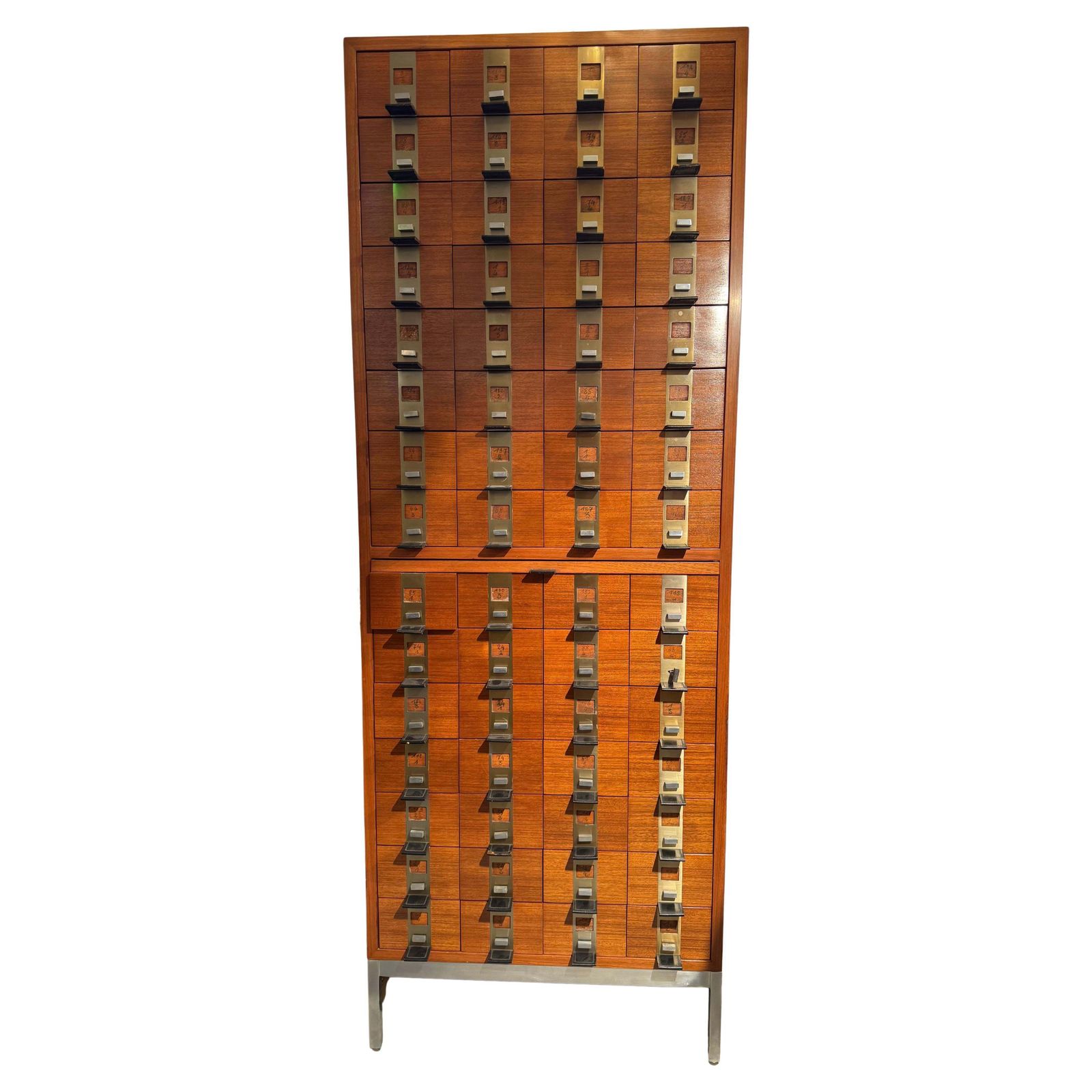 photo vintage Chest Of 60 Drawers Designed By Philippe Neerman By De Coene And Knoll, 1958