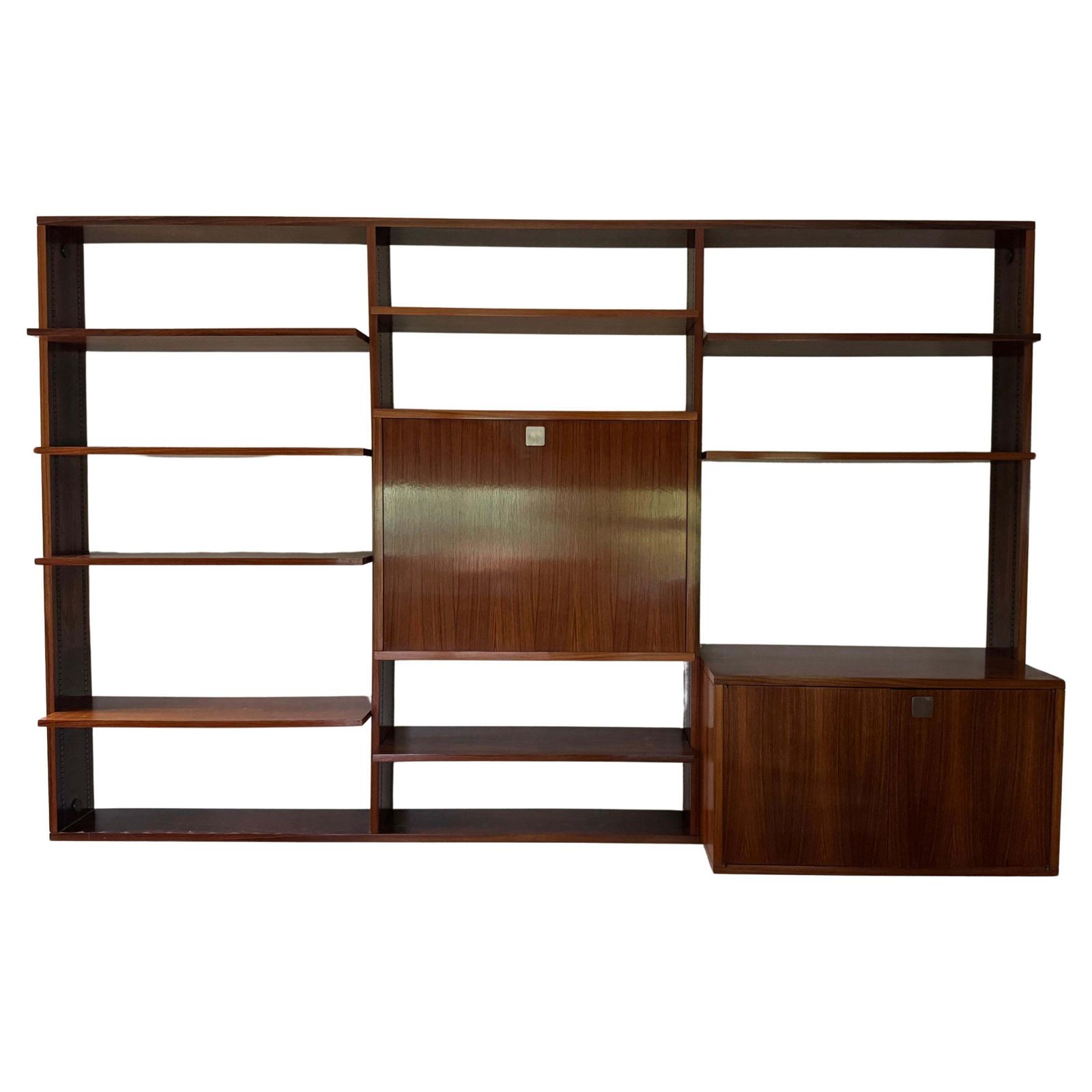 Wall Unit, Book Shelve Designed By Alfred Hendrickx For Belform, Belgium 1960s photo furniture