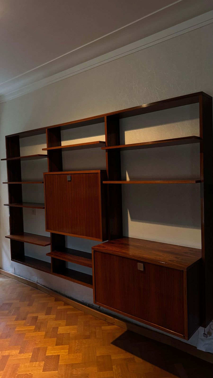 photo buy Wall Unit, Book Shelve Designed By Alfred Hendrickx For Belform, Belgium 1960s