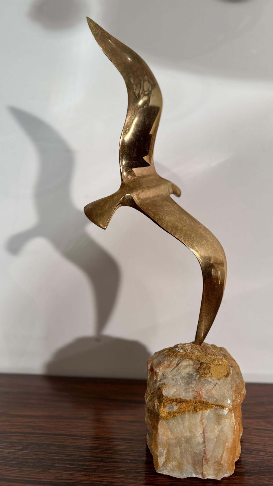 photo buy Flying Bird Sculpture By Curtis Jeré, 1970s