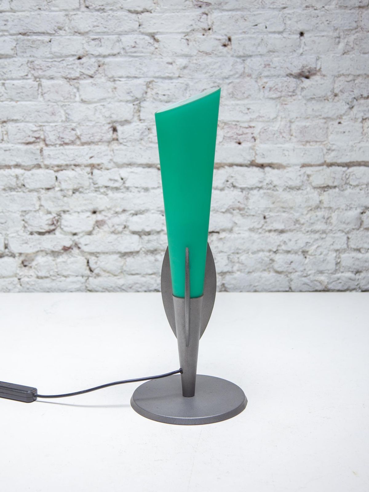 Murano Glass Green Table Lamp Designed By Vetri Vintage 1980s Murano photo Lighting