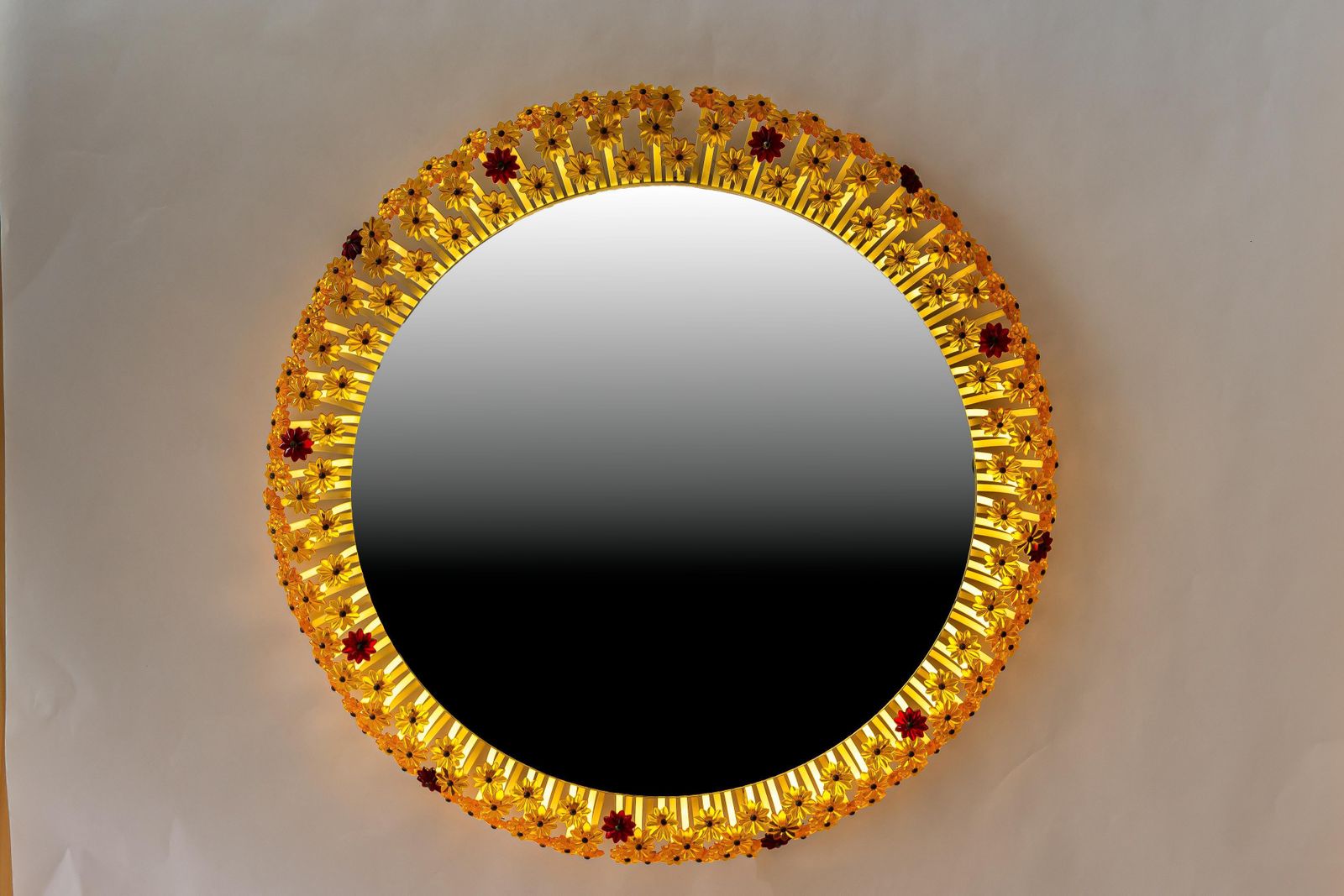 2475.0 Viennese Backlight Wall Mirror By Emil Stejnar For Rupert Nikoll, 1950s photo