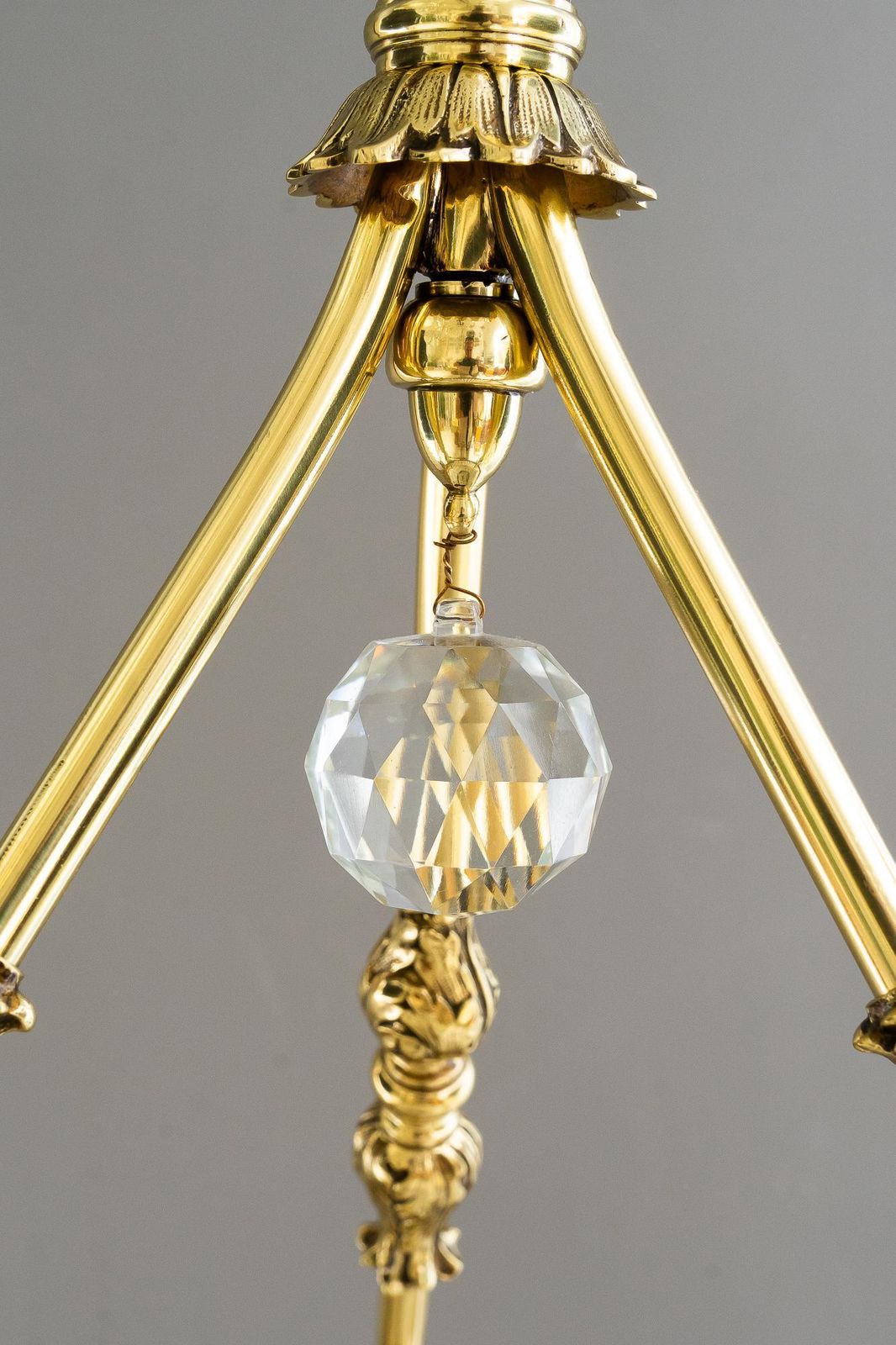 photo furniture Historistic Crystal Basket Chandelier Vienna Around 1890s