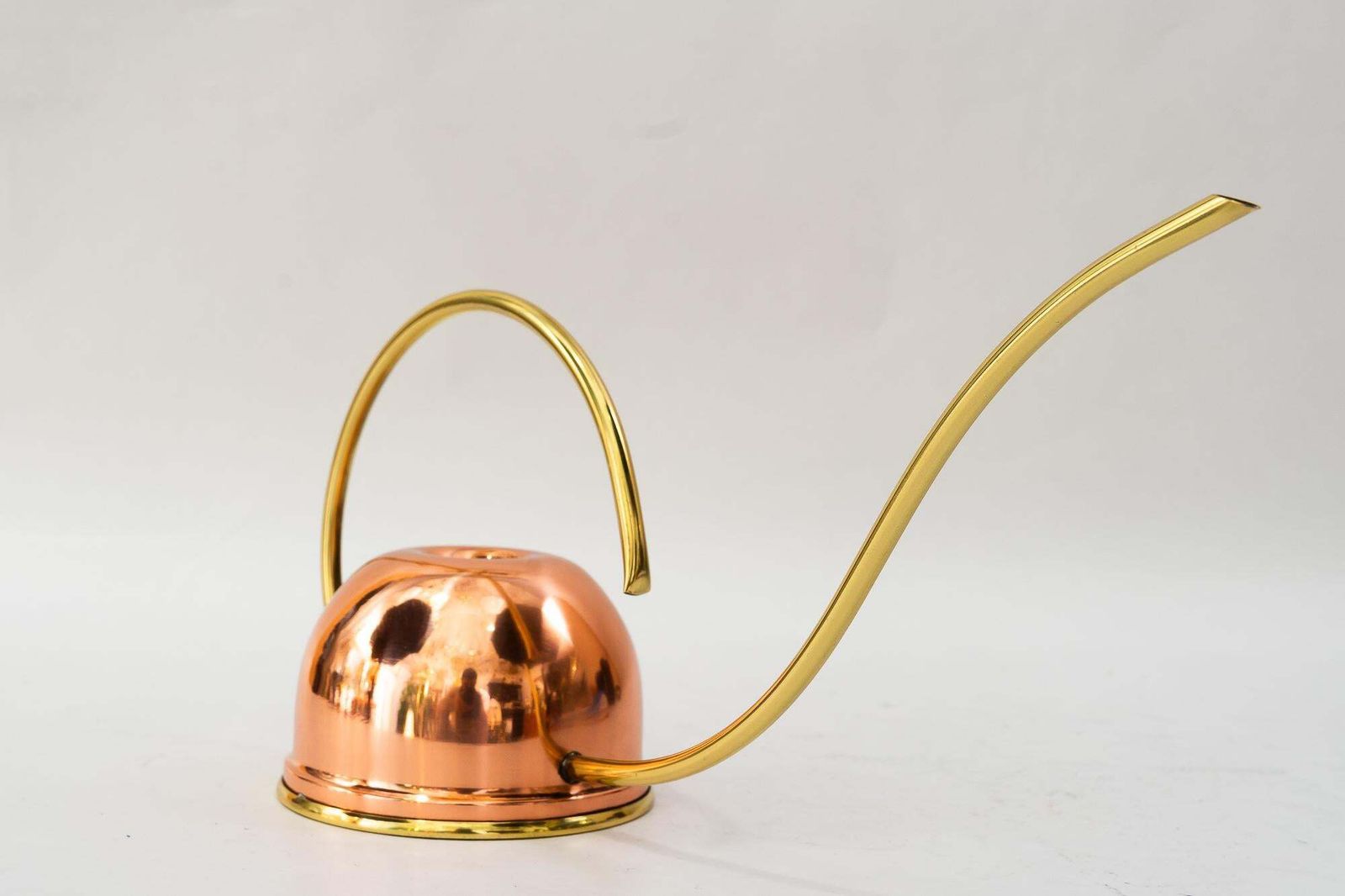 Watering Copper Brass Can Vienna Around 1960s photo Garden Decor