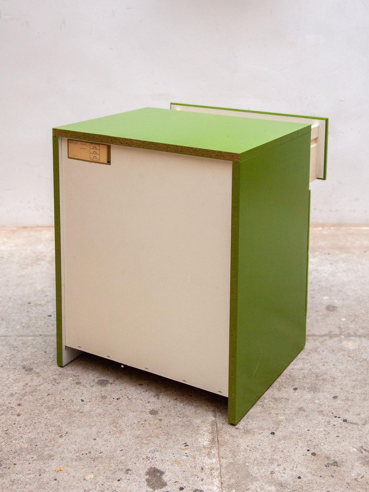 Space Age Green "Quadro" Chest Of Drawers By Jurgen Lange For Schönbuch, 1970s photo buy