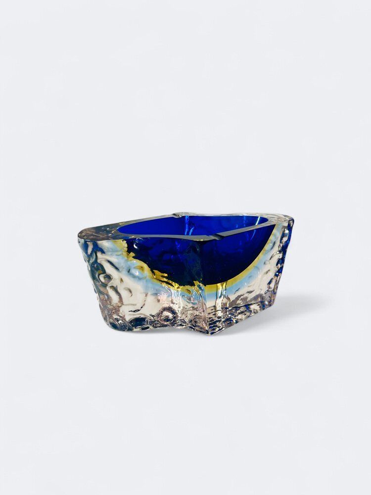 Murano Glass Ashtray By Alessandro Mandruzzato, Italy photo for sale