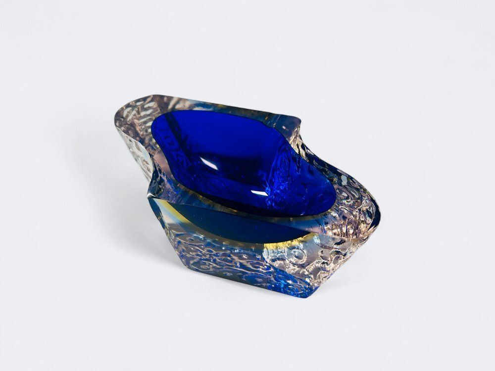 Murano Glass Ashtray By Alessandro Mandruzzato, Italy photo vinterior