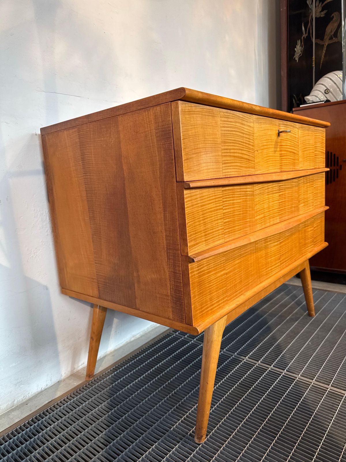 Rare Alfred Hendrickx Chest Of Drawers, Sideboard, 1950s, For Belform, Belgium photo vinterior