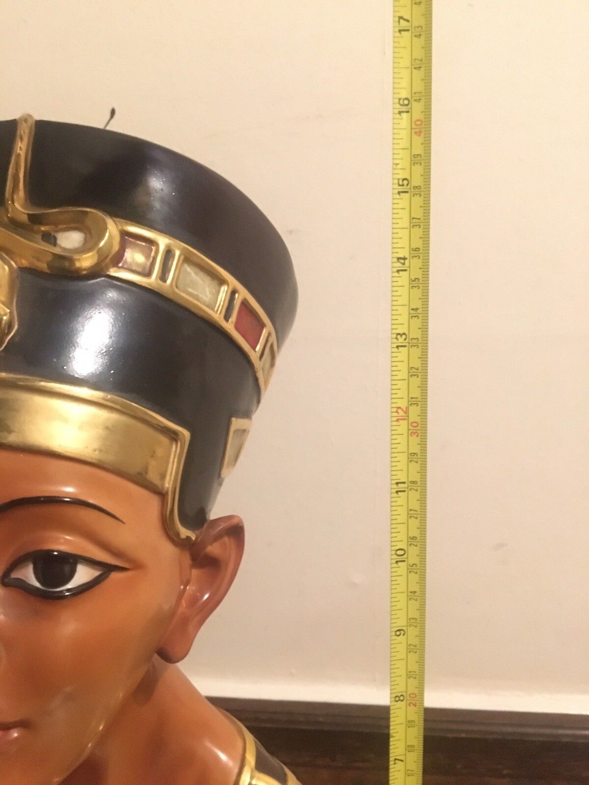 photo vinterior Capodimonte Italian Ceramic Nefertiti Bust Vintage G Cortese Vintage Sculpture