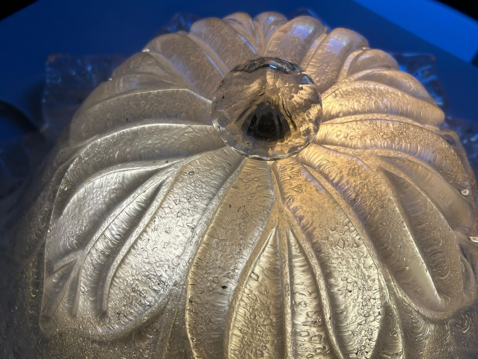 Ice Queen, Murano Glass Ceiling Light And Pair Of Sconces, 1980's photo 1957.0