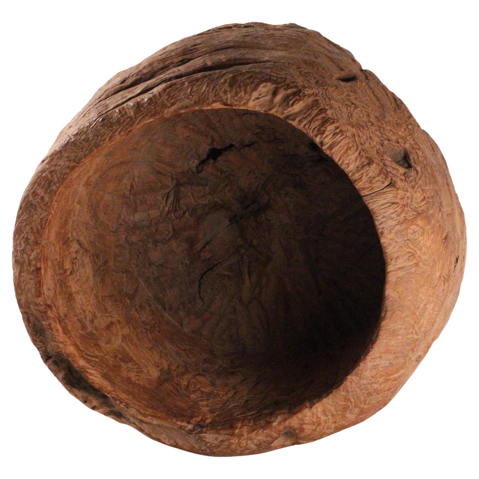 photo furniture Wabi Sabi Sculptural, Monumental Wooden Bowl, Indonesia Late 19th Century