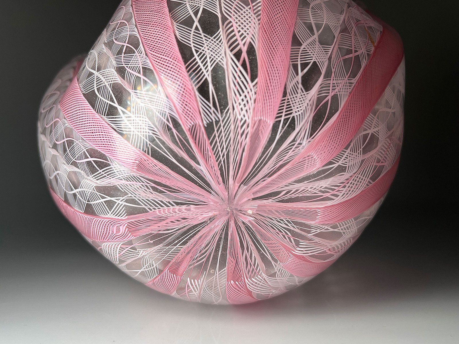 Fazzoletto Murano Glass Vase By Fulvio Bianconi For Venini, 1950s photo 781.0