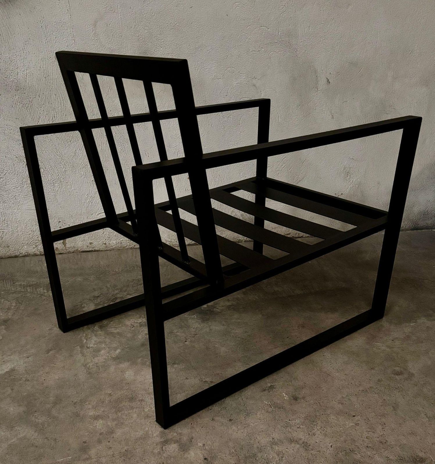 New Wrought Iron Large Lounge Armchair For Outdoor And Indoor photo for sale