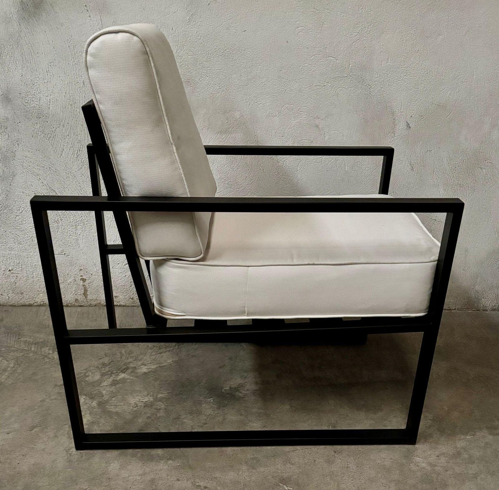 New Wrought Iron Large Lounge Armchair For Outdoor And Indoor photo buy