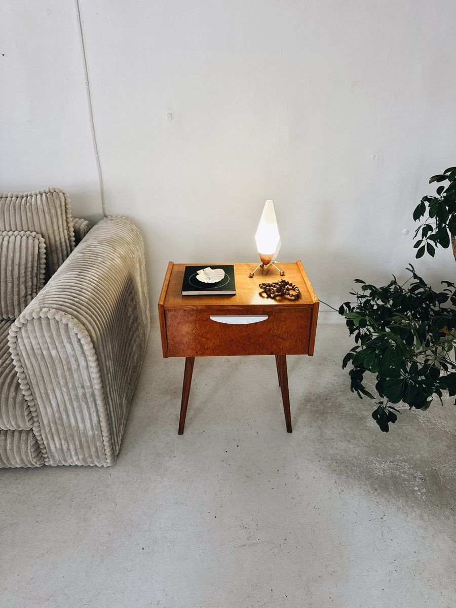 Mid Century Czech Nightstands, 1960s, Set Of 2 photo for sale