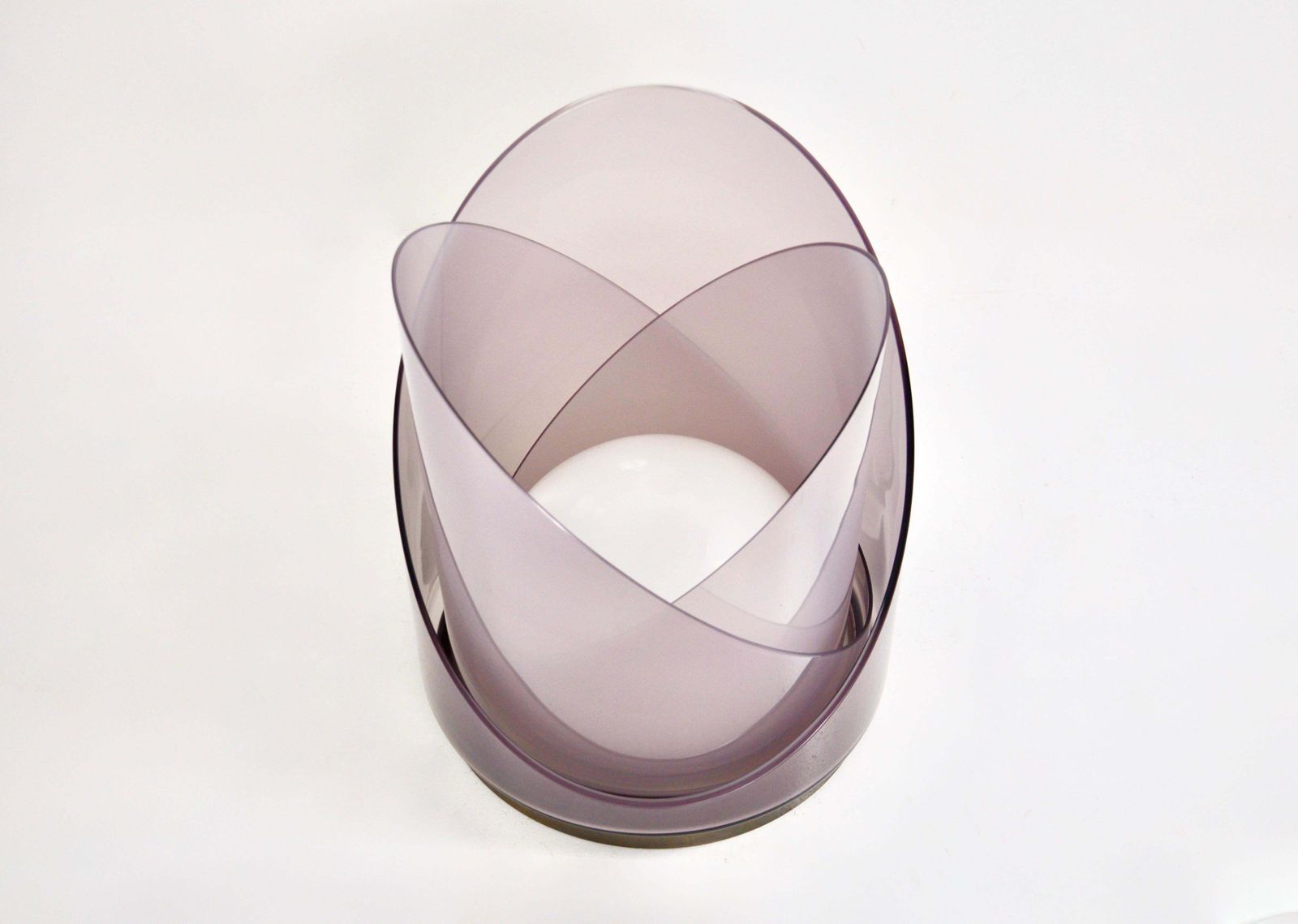 Lt300 Glass Table Lamp By Carlo Nason For Mazzega, 1970s photo vinterior