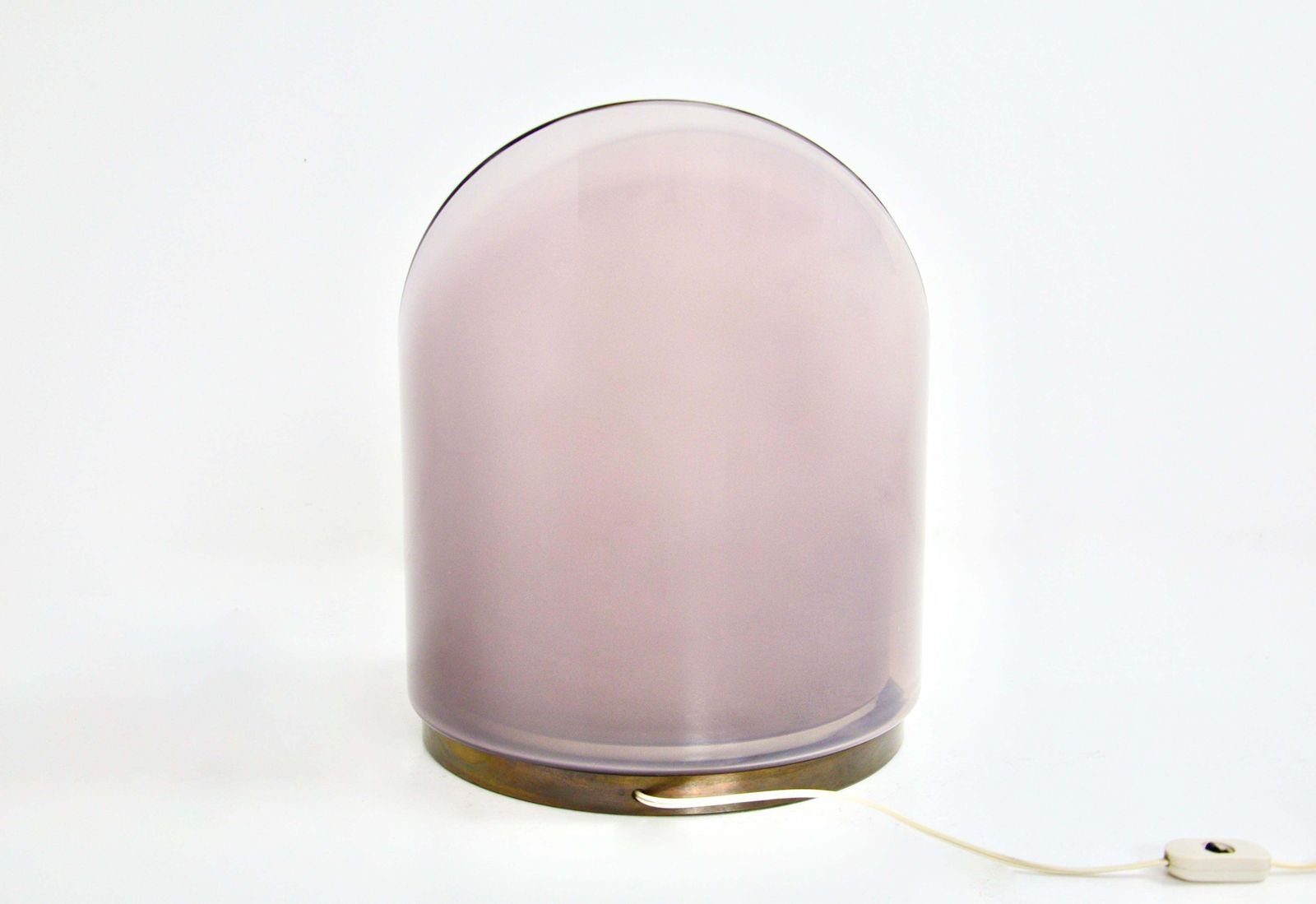 photo vinterior Lt300 Glass Table Lamp By Carlo Nason For Mazzega, 1970s