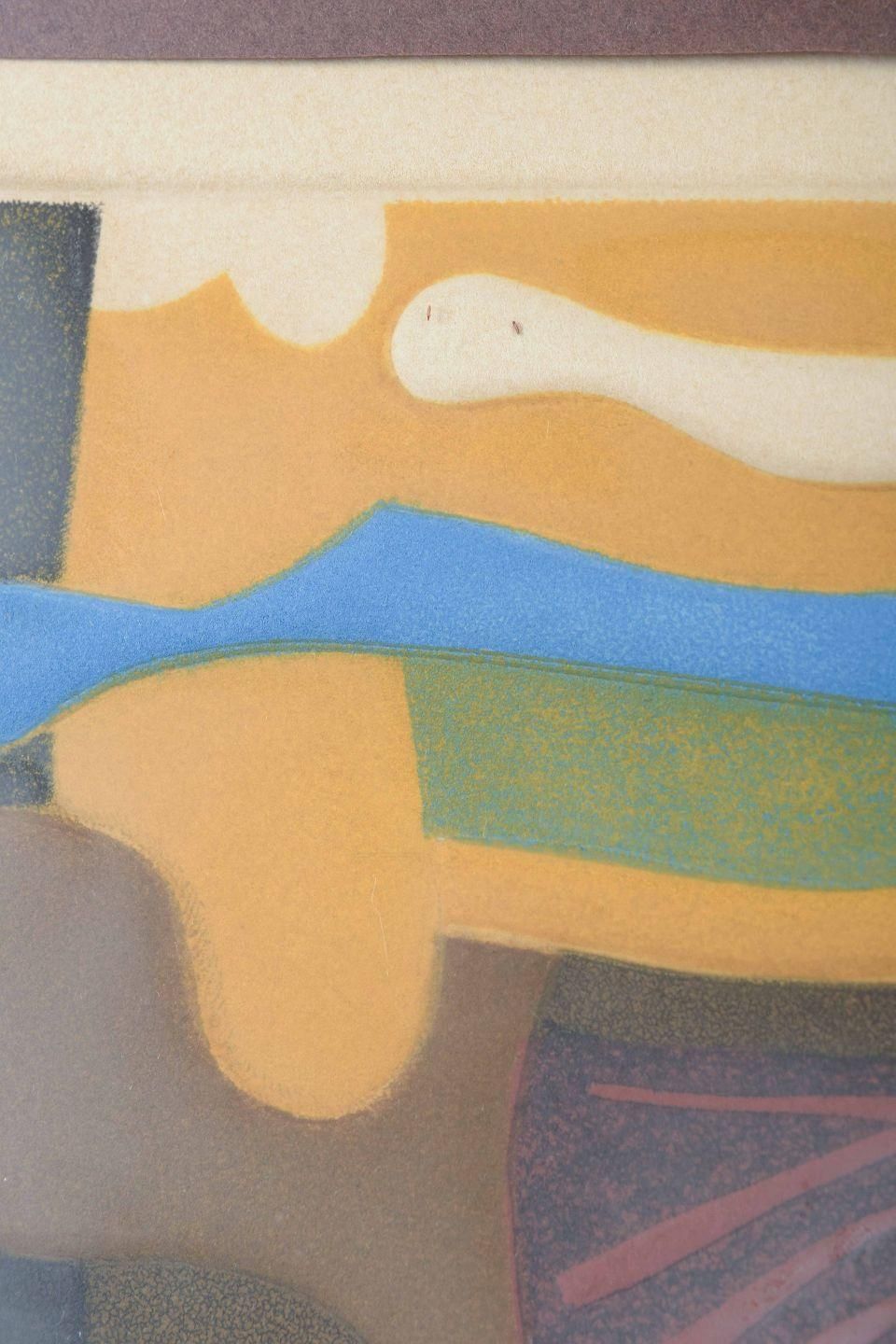 Bertrand Dorny, French Artist. Color Lithograph. Abstract Composition, 1960s photo for sale