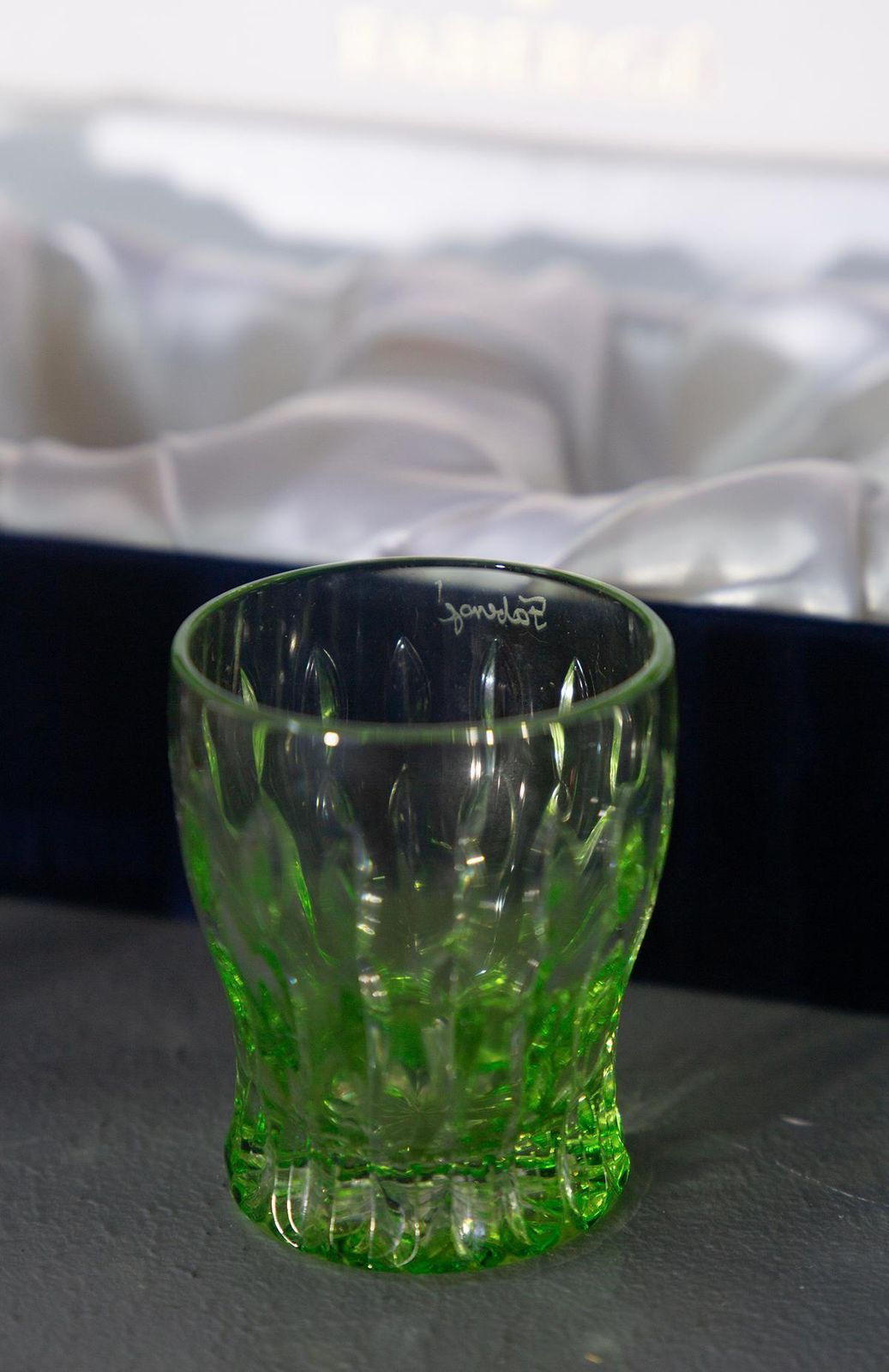 Imperial Faberge Crystal Vodka Nazdrovia Shot Glasses photo furniture