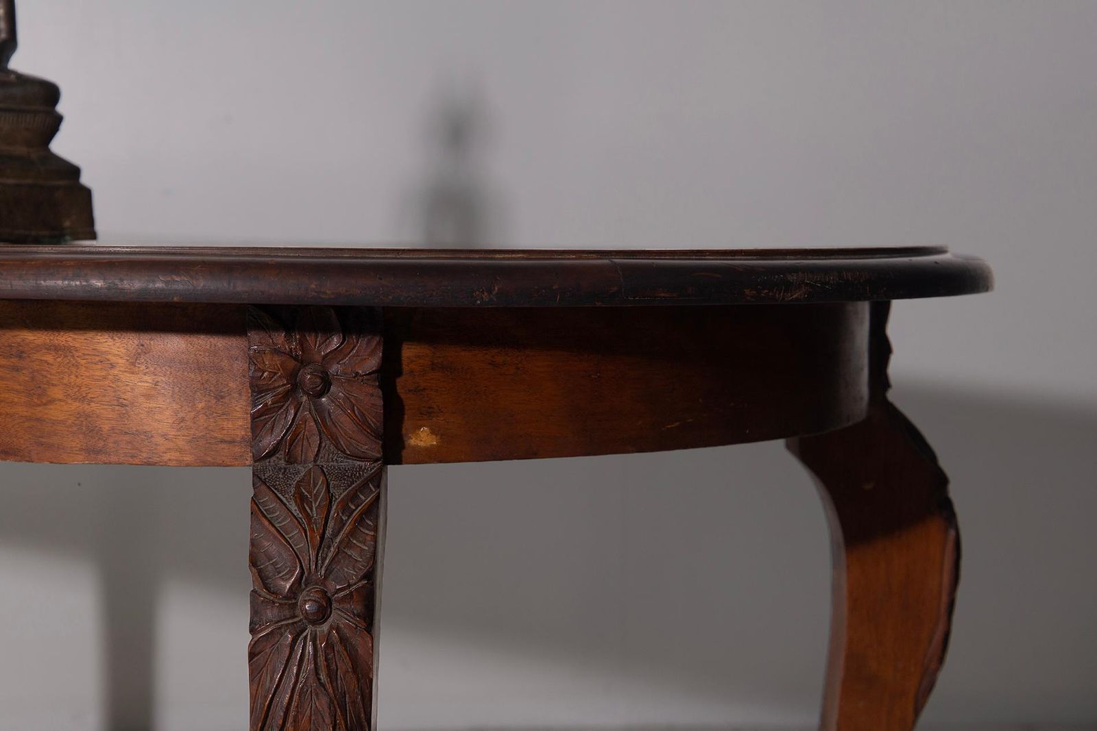 photo buy French Louis XV Style Coffee Table Sculptural Floral Carving, Decorative Furnitu