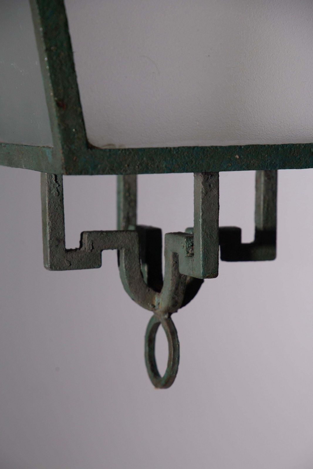 Italian Iron Chandelier Attr. To Emilio Lancia And Gio Ponti Art Deco photo vinterior