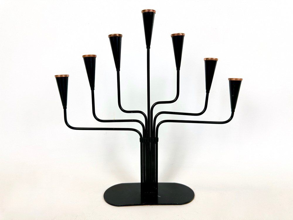 Modern Candleholder By Gunnar Ander For Ystad Metall, 1960s photo for sale