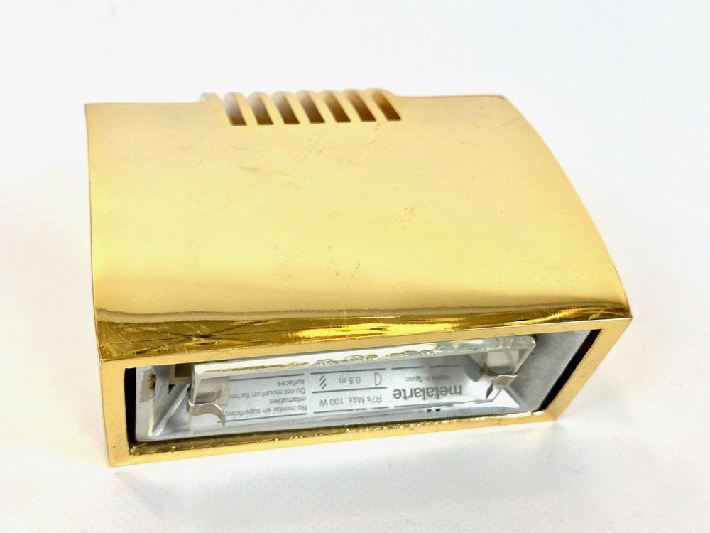 photo furniture Brass Arqui Sconce By Arch M. Sergi And Oscar Devesa For Metalarte, 1980s