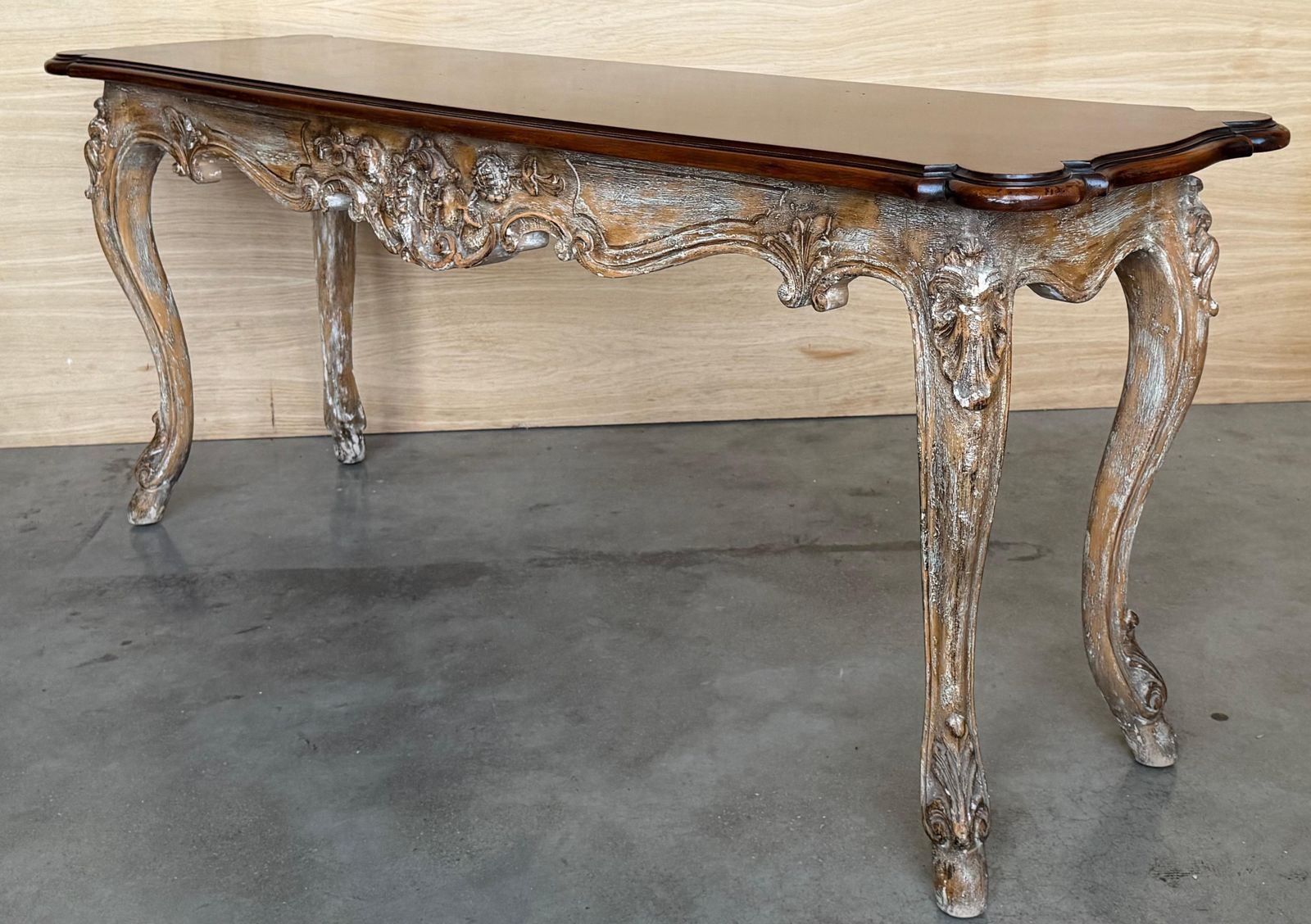 Grande console française XIXe siècle photo Mobilier