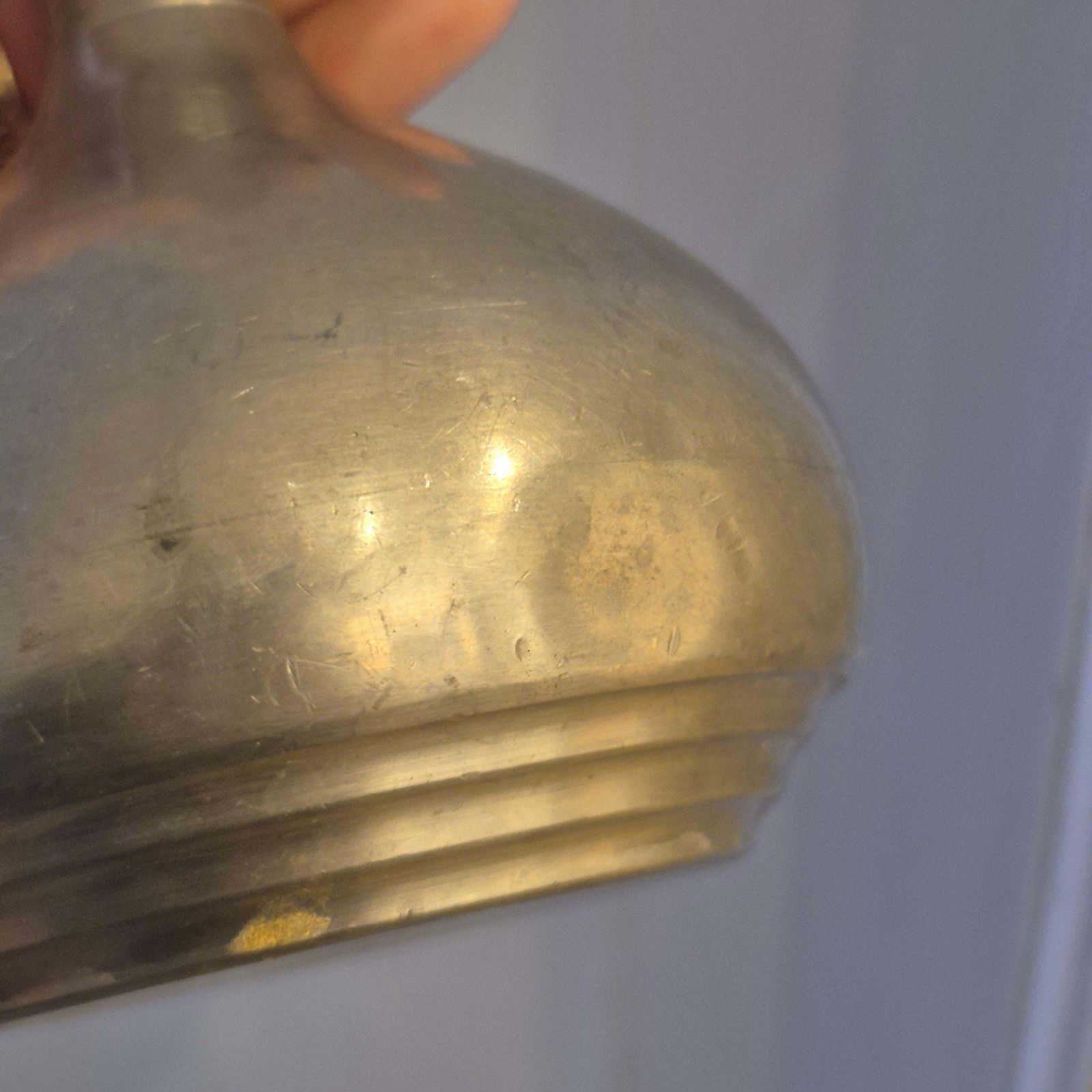Beautiful Rare Vase In Pewter, Swedish Funkis 1937 photo buy