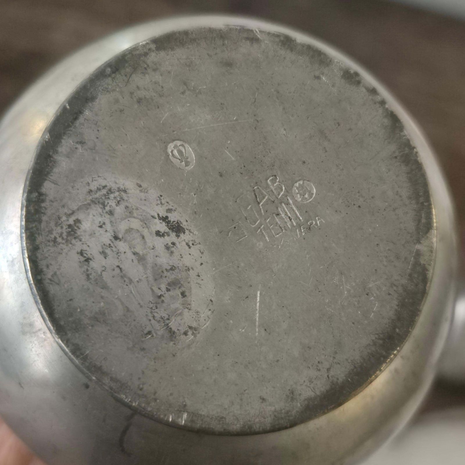 Swedish Funkis/ Functionalism, Timeless Pewter Vase By Guldaktiebolaget photo vinterior