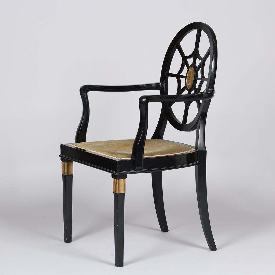 Spiderback Chair, Similar To Design By Edwin Lutyens, 1930/40s photo buy
