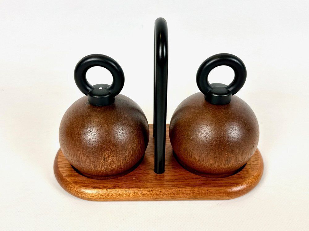 Ball Boy Salt And Pepper Mills By Richard Nissen And Carsten Jørgensen For Bodum, Denmark, 1980s, Set Of 3 photo 282.0