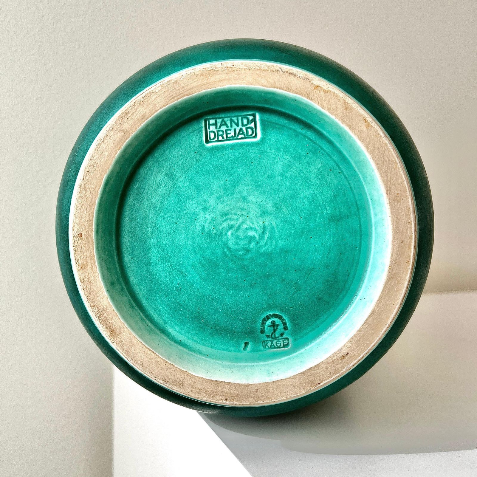 Large Scandinavian Modern Ceramic Vase By Wilhelm Kåge For Gustavsberg Sweden. photo 1372.0